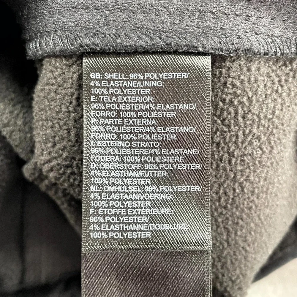 The North Face Jacket Mens Medium Black Gray Camping Hiking Performance Surf